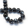 Baking Paint Glass Round Bead Strands X-DGLA-Q019-8mm-73-2