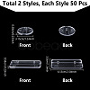 100Pcs 2 Styles PC Plastic Action Figure Display Pedestals ODIS-NB0001-66A-2