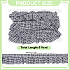 5Yards Polyester Wrinkle Ribbons OCOR-HY0001-80A-2
