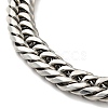 Non-Tarnish 201 Stainless Steel Cuban Link Chains Bracelet for Men Women BJEW-H550-07A-P-2