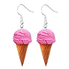 Acrylic Food Model Dangle Earrings PW-WG51A76-16-1