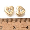Brass Micro Pave Cubic Zirconia KK-Q001-05G-03-3