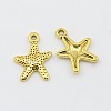 Tibetan Style Alloy Starfish/Sea Stars Charms GLF0463Y-NF-1