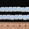 Imitation Jade Glass Beads Strands GLAA-R041-8x8mm-B02-4