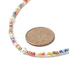 Natural Pearl & Glass Beaded Necklace for Women NJEW-JN04241-5