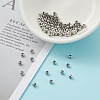 Tarnish Resistant 304 Stainless Steel Hollow Round Seamed Beads X-STAS-R032-3mm-4