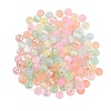 Mixed Color Imitation Cat Eye Glass Round Seed Beads SEED-NH0003-01A-06-2
