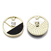Acrylic Pendants PALLOY-S125-085-NR-2
