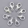 Zinc Alloy Lobster Claw Clasps E103-S-1