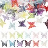 50Pcs Transparent Acrylic Beads PACR-YW0001-57A-2