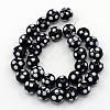 Handmade Lampwork Round Beads Strands X-LAMP-L007-10mm-01-2