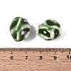 Vintage Handmade Porcelain Wrinkle Beads PORC-Q006-09D-3