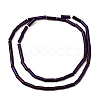 Electroplated Natural Lava Rock Beads Strands G-K388-03A-10-1