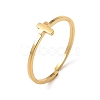 304 Stainless Steel Adjustable Open Cuff Rings RJEW-Q806-01G-07-1