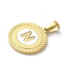 Ion Plating(IP) 304 Stainless Steel Pendants STAS-I204-N-G-2