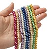 Eco-Friendly Dyed Glass Pearl Round Bead Strands HY-A008-6mm-M-4