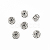 316 Surgical Stainless Steel Crystal Rhinestone Spacer Beads X-STAS-N032-06P-2