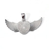 Alloy Pendant Cabochon Settings PALLOY-S107-002B-RS-2