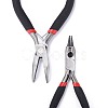 Carbon Steel Bent Nose Jewelry Plier for Jewelry Making Supplies P021Y-4