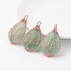 Natural Green Aventurine Pendants G-K122-02RG-1