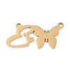 304 Stainless Steel Pendants STAS-L279-002G-E-1