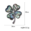 Saint Patrick's Day Shell Brooch PW-WG96978-01-1