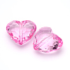 Transparent Acrylic Beads PL318Y-4-2