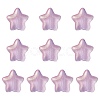 Transparent Spray Painted Glass Beads GLAA-FS0001-62B-7