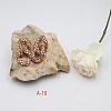 Alloy & Glass Dangle Stud Earrings FS-WG3D9CC-11-1