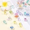 240Pcs 4 Styles Transparent Acrylic Beads TACR-YW0003-47-4