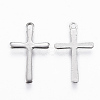 Non-Tarnish 201 Stainless Steel Tiny Cross Charms X-STAS-L197-36P-2