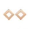 Ion Plating(IP) 304 Stainless Steel Charms STAS-G127-07G-1