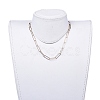 Chain Necklaces NJEW-JN02759-02-4
