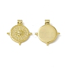 Rack Plating Brass Pendants KK-C007-25G-2