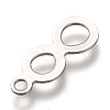 Non-Tarnish 201 Stainless Steel Pendants STAS-O134-05P-2