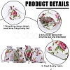 4 Styles Flower Print Burlap Packing Pouches ABAG-BBC0001-03A-6
