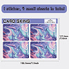 PVC Plastic Waterproof Card Stickers DIY-WH0432-007-2