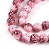 Transparent Baking Paint Glass Beads Strands DGLA-N009-10mm-03-4