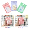 100Pcs 5 Styles Macaron Color Plastic Yin-yang Resealable Bags OPP-YW0001-06A-4