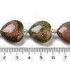 Natural Unakite Beads Strands G-C150-A14-01-5