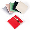 6Pcs 6 Colors Imitation Leather Jewelry Storage Zipper Bags ABAG-TA0001-66A-2