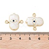 Rack Plating Alloy Enamel Connector Charms FIND-C050-12A-01G-3