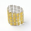 Plastic Rhinestone with Polyester Napkin Holder Adornment AJEW-WH0183-13B-1