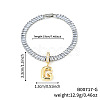 Fashionable Brass Charm Bracelets LI7211-7-1
