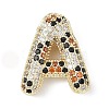 Brass Micro Pave Cubic Zirconia Pendants KK-Z108-01G-2