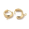 201 Stainless Steel Huggie Hoop Earring Findings STAS-P283-01V-G-2