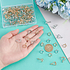 100Pcs 2 Colors Alloy Pinch Bails FIND-OC0002-10-3