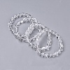 Natural Quartz Crystal Bead Stretch Bracelets BJEW-K213-28-1
