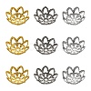 300Pcs 3 Style Iron Fancy Bead Caps IFIN-FS0001-07-2