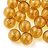 Transparent Blow High Borosilicate Glass Globe Beads GLAA-T003-09C-4